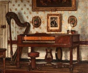 Le Clavecin by Rene Xavier Francois Prinet
