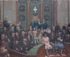 Sous La Coupole, Reception D'albert Besnard A L'academie Des Beaux-arts