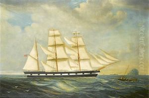 The "british Princess" Passing The Bass Rock