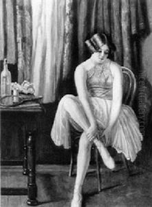 In The Dressing Room by Benjamin Liepman Prins