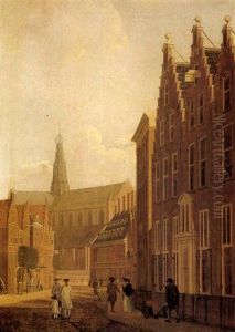Haarlem, Saint Bavo's Church by Johannes Huibert Prins