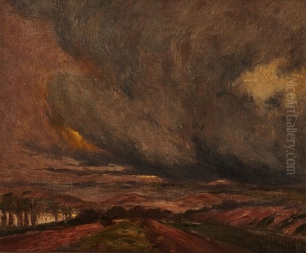 Orage Sur La Vallee De Seine - view 1