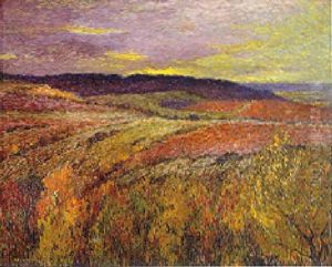 L'automne, Paysage A Colombel by Pierre Ernest Prins