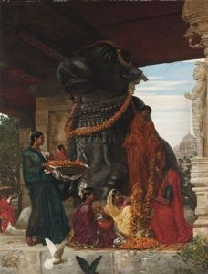 The Handmaidens Of Sivawara by Valentine Cameron Prinsep