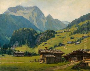 Zillertal Bei Mayrhofen by Karl Ludwig Prinz
