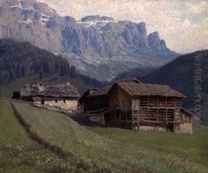 Bergbauernhof by Karl Ludwig Prinz
