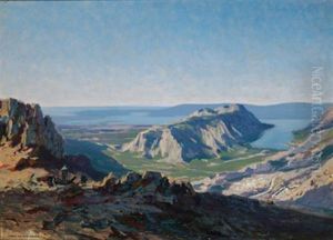 Blick Vom Lovcen In Die Bucht Von Cattano, Jugoslawien