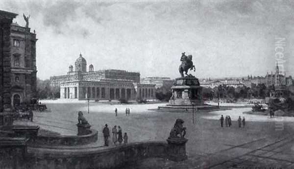 Der Heldenplatz In Wien - view 1