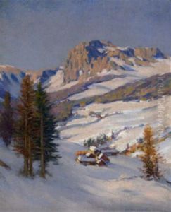 Rax, Preinerwand Von D.hohe Gesehen by Karl Ludwig Prinz