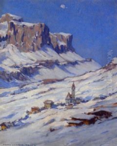 Dolomiten, Sonniger Wintertag by Karl Ludwig Prinz