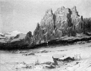 Mountainous Landscape, Winter by Karl Ludwig Prinz