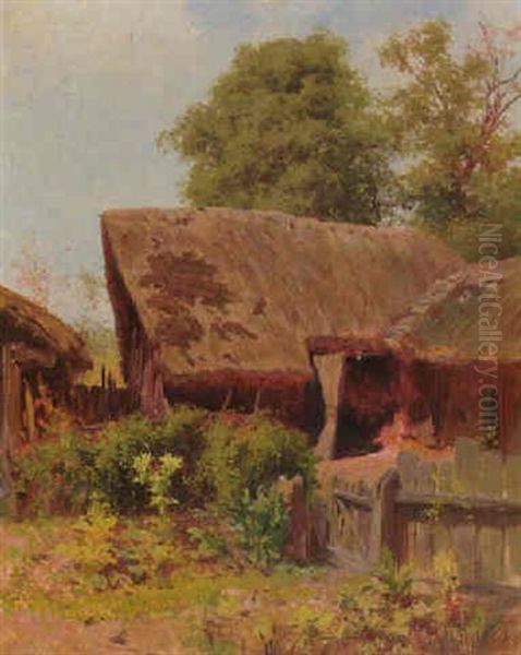 Strohgedeckte Scheune - view 1