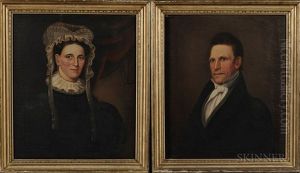 Portraits Of The Honorable Rufus Soule And Susan Mitchell Soule