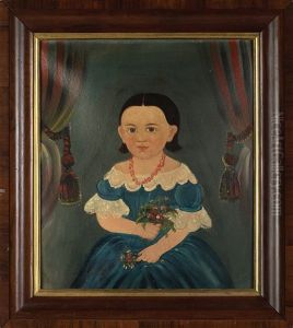 Portrait Of A Young Girl by William Matthew Prior