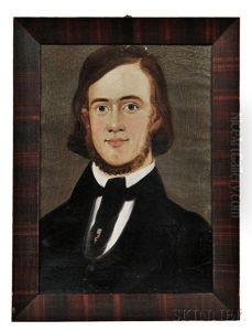 Portrait Of A Bearded Young Man by William Matthew Prior
