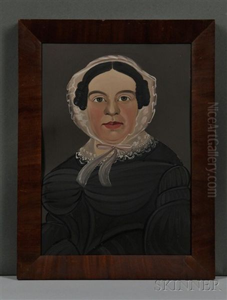 Portrait Of A Woman With A White Bonnet - view 1