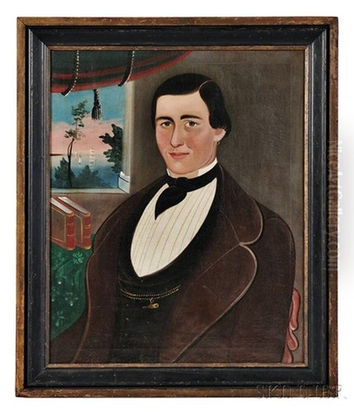 Portrait Of A Man With An Earring In Front Of A Window - view 1
