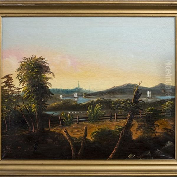 Fanciful River Landscape - view 1
