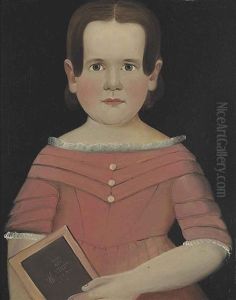 Portrait Of A Young Girl With Book by William Matthew Prior