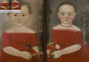 Brother In Red Dresses (+ Sister; Pair) by William Matthew Prior