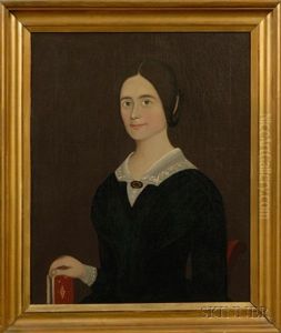 Portrait Of Ann Brooks by William Matthew Prior