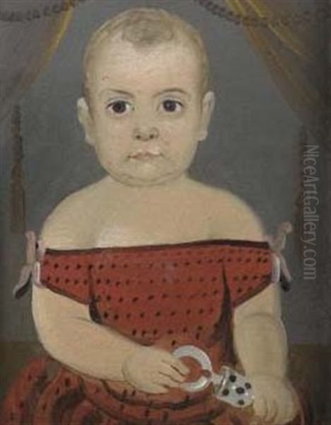 Baby With Rattle - view 1