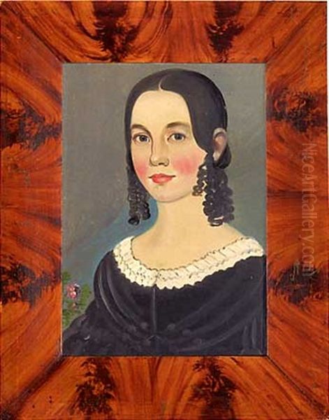 Portrait Of Clarissa Hurd Of Washington, New Hampshire - view 1