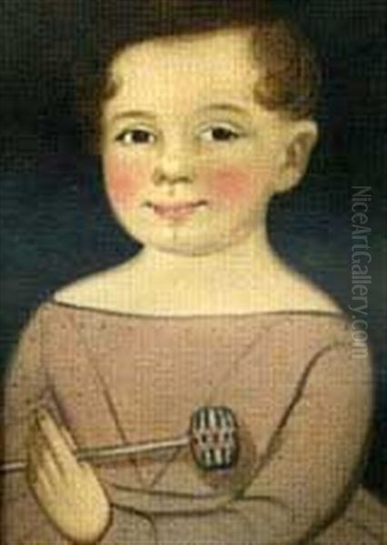 Portrait Of A Boy With A Rattle - view 1