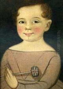 Portrait Of A Boy With A Rattle by William Matthew Prior