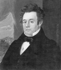 Portrait Of A Man Wearing A Black Coat