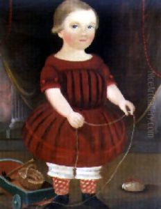 Boy With Wagon by William Matthew Prior