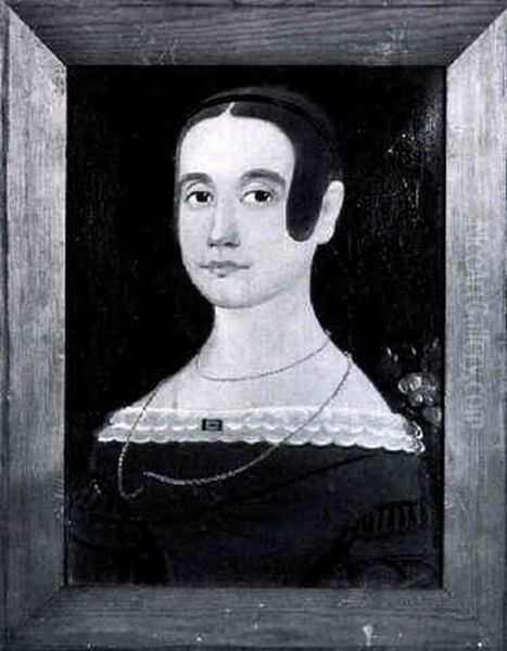 Portrait Of An Auburn-haired Woman In Brown - view 1