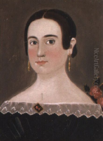 Portrait Of A Rosy-cheeked Young Lady - view 1