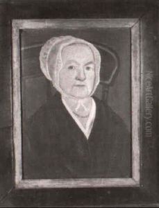 Portrait Of A Woman In A Lace Bonnet Portrait Of A Woman In A Lace Bonnet