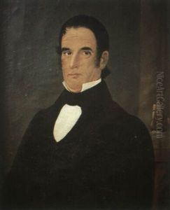 Portrait Of A Gentleman With Sailing Vessel In Background
