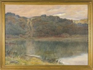 Ducks On A Pond by J. Ambrose Pritchard