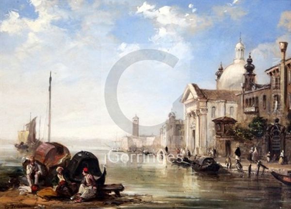The Grand Canal With Santa Maria Della Salute & On The Lagoon - view 1