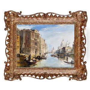 Looking Towards The Mouth Of The Grand Canal, Venice by Edward Pritchett
