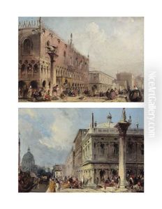 The Doge's Palace, Venice; And The Biblioteca Marciana, Venice