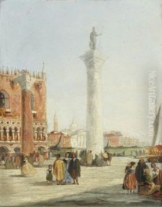 The Piazzetta, Venice, A Pair Each