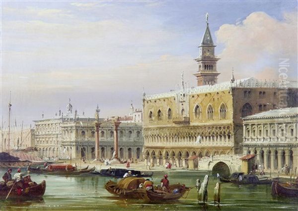 The Doges Palace And The Piazzetta, Venice - view 1