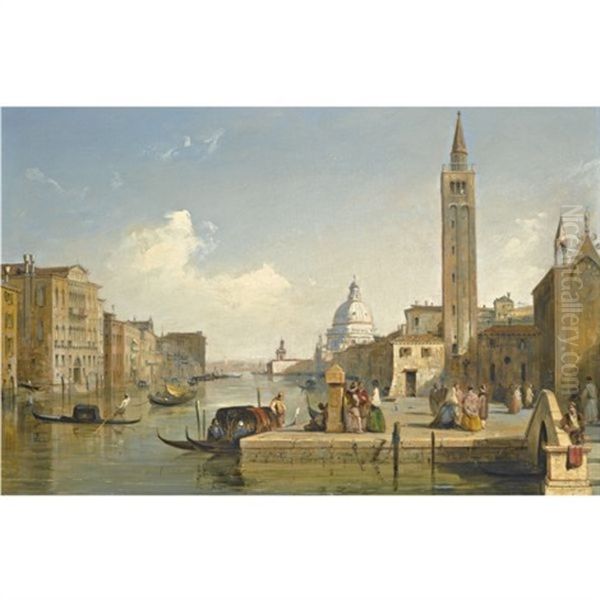 View Of The Grand Canal, With The Church Of Santa Maria Della Salute, Venice - view 1
