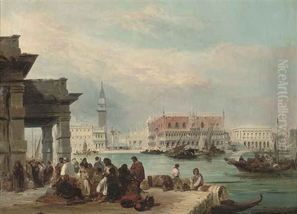 The Molo (from The Dogana, Venice) - view 1