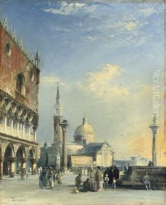 The Piazzetta, Venice by Edward Pritchett