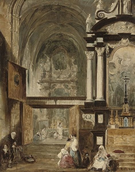 The Interior Of Santa Maria Gloriosa Del Frari, Venice - view 1