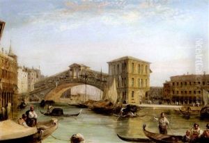 Chiesa Gesuati - Canal Della Guidecca (+ Ponto Di Rialto - Canal Grande; 2 Works) by Edward Pritchett