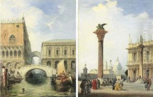 Venice: Santa Maria Della Salute And The Dogana From The Piazzetta