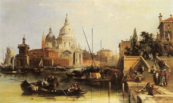 The Dogana And Santa Maria Della Salute, Venice - view 1