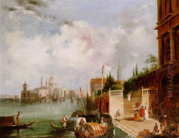 View Of Santa Maria Della Salute And The Dogana From The Mint - view 1