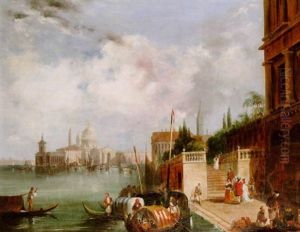 View Of Santa Maria Della Salute And The Dogana From The Mint
